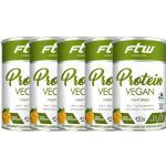 Kit 5X Protein Vegan Plant Based - 450g Banana - FTW