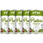 Kit 5X Protein Vegan Plant Based - 450g Cacau - FTW