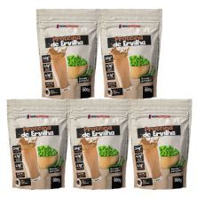 Kit 5X Prote�na da Ervilha - 900g Refil Caf� - NewNutrition