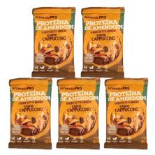 Kit 5X Proteina de Amendoim - 1 Unidade 40g Cappuccino - AmendoPr�