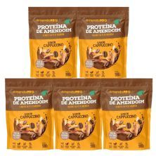 Kit 5X Proteina de Amendoim - 900g Refil Cappuccino - AmendoPro