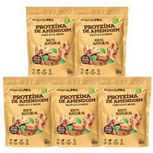 Kit 5X Proteina de Amendoim - 900g Refil Natural - AmendoPro