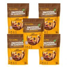 Kit 5X Proteina de Amendoim - Refil 400g Cappucino - AmendoPro