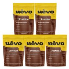 Kit 5X Prote�na U�vo - 1000g Refil Chocolate - U�vo
