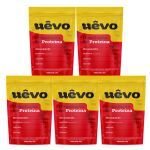 Kit 5X Prote�na U�vo - 1000g Refil Morango - U�vo