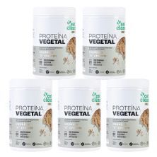 Kit 5X Prote�na Vegetal - 600g Cookies and Cream - Eat Clean