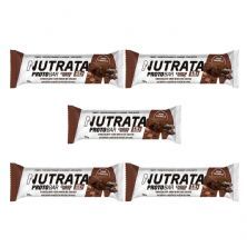 Kit 5X Proto Bar Choco Whey - 1 Unidade de 70g Chocolate com Nibs de Cacau - Nutrata
