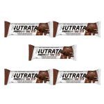 Kit 5X Proto Bar Choco Whey - 1 Unidade de 70g Chocolate com Nibs de Cacau - Nutrata