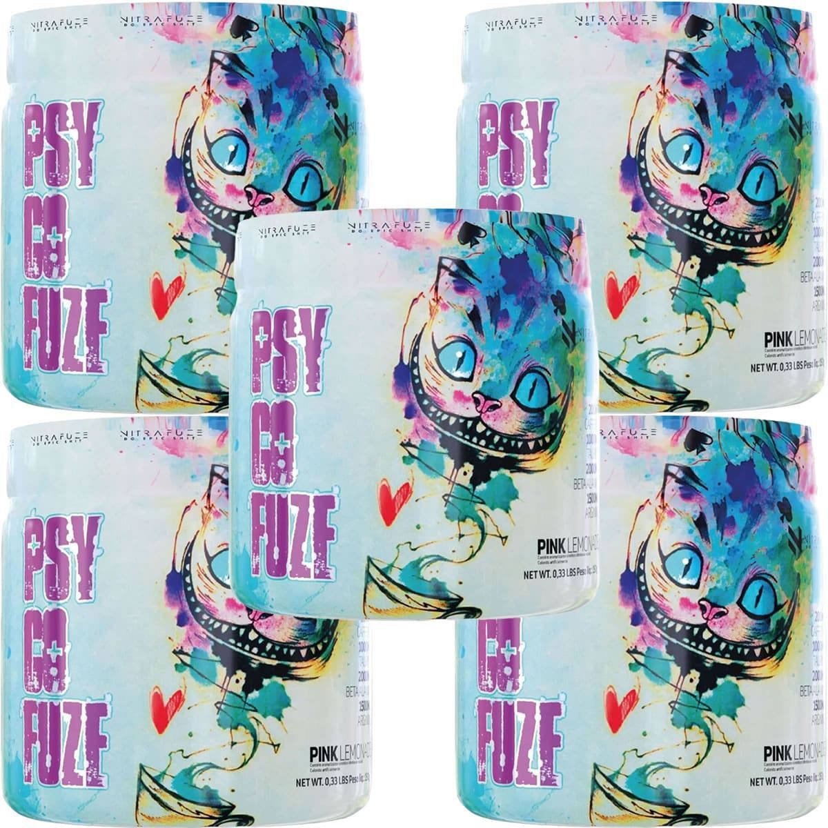 Kit 5X Psycofuze - 150g Pink Lemonade - Under Labz