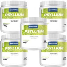 Kit 5X Psyllium - 216g Sem Sabor- NewNutrition