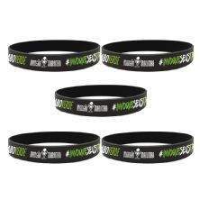 Kit 5X Pulseira de Silicone - Diabo Verde - FTW