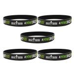 Kit 5X Pulseira de Silicone - Diabo Verde - FTW