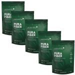 Kit 5X Pura Fiber - 250g Refil Neutro - Puravida