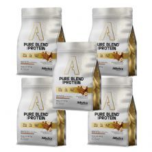 Kit 5X Pure Blend 100% Protein Lacto-free - 907g Refil Creme de Avel� - Atlh�tica Nutrition