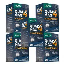 Kit 5X QUADRIMAG 4 Magn�sios - 60 Comprimidos - Lauton Nutrition