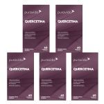 Kit 5X Quercetina - 60 C�psulas - Puravida