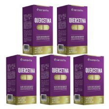 Kit 5X Quercetina - 60 C�psulas - Sanavita