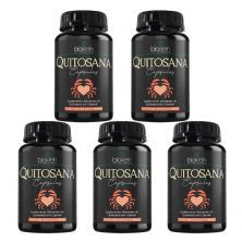 Kit 5X Quitosana - 60 C�psulas - Bioklein