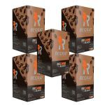 Kit 5X Recarb Energy Gel Black Pro Beta - 10 Sach�s 30g Caf� - Reidrat