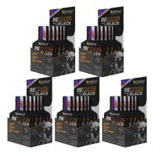 Kit 5X Recarb Energy Gel Black Pro Beta - 10 Sach�s 30g Framboesa - Reidrat