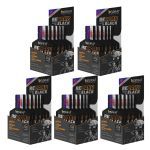 Kit 5X Recarb Energy Gel Black Pro Beta - 10 Sach�s 30g Framboesa - Reidrat