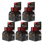 Kit 5X Recarb Energy Gel Black Pro Beta - 10 Sach�s 30g Frutas Vermelhas - Reidrat