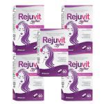 Kit 5X Rejuvit Mulher Pele, Cabelos e Unhas - 60 C�psulas - Herbamed