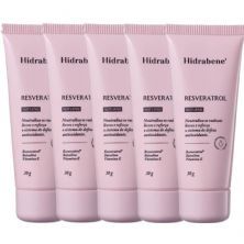 Kit 5X Resveratrol Creme Anti-idade - 30g Noturno - Hidrabene