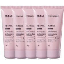 Kit 5X Retinol Creme Anti-Idade - 30g Noturno - Hidrabene