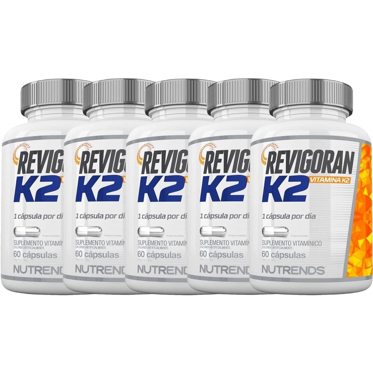 Kit 5X Revigoran Vitamina K2 - 60 C�psulas - Nutrends