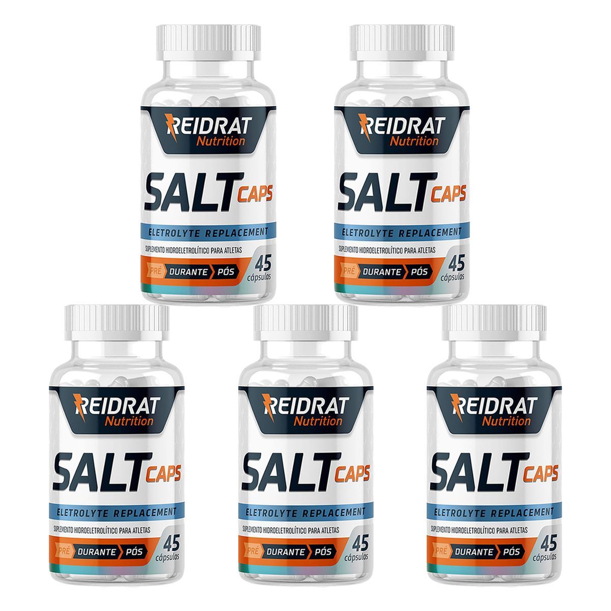 Kit 5X Salt Caps - 45 C�psulas - Reidrat Nutrition