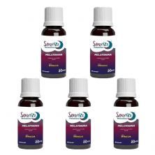 Kit 5X Serenizz Melatonina - 20ml Maracuj� - Herbamed
