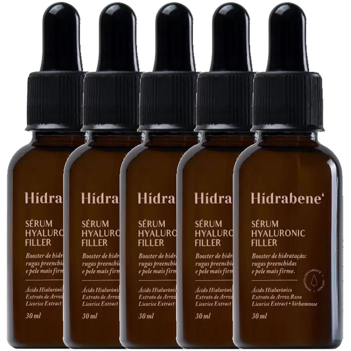 Kit 5X S�rum Facial Hyaluronic Filler - 30 ml - Hidrabene