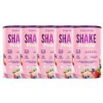 Kit 5X Shake Protein - 450g Morango com Blueberry - Sanavita