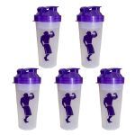 Kit 5X Shakeira Big Twister - 600 ml Roxo - Canibal Inc