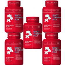 Kit 5X Shot Thermo Max - 60 C�psulas - Max Titanium