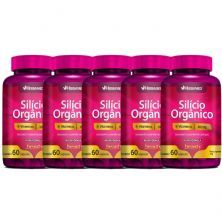 Kit 5X Sil�cio Org�nico + Vitaminas - 60 C�psulas - Herbamed