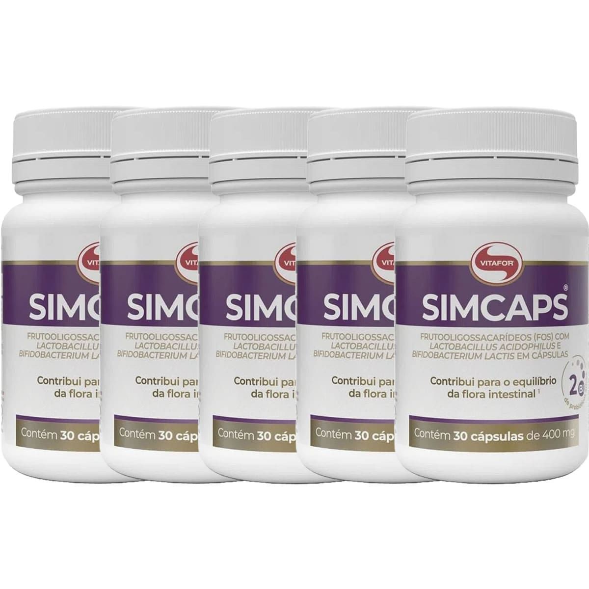 Kit 5X Simcaps - 30 C�psulas - Vitafor