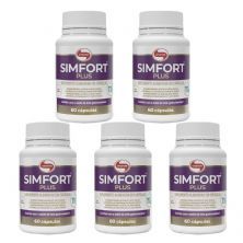 Kit 5X Simfort Plus - 60 C�psulas - Vitafor