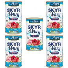 Kit 5X Skyr Whey - 455g Morango com Hibisco - Nature