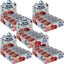 Kit 5X Skyr Whey Bar - 12 unidades 33g Strawberry Whith Hibiscus Yoghurt - Nature