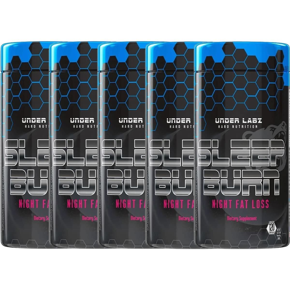 Kit 5X Sleep Burn 120 C�psulas - Under Labz