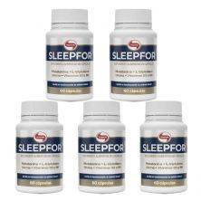Kit 5X Sleepfor - 60 C�spulas - Vitafor
