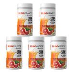 Kit 5X Slimvance Drink sem Cafe�na - 300g Laranja - NewNutrition