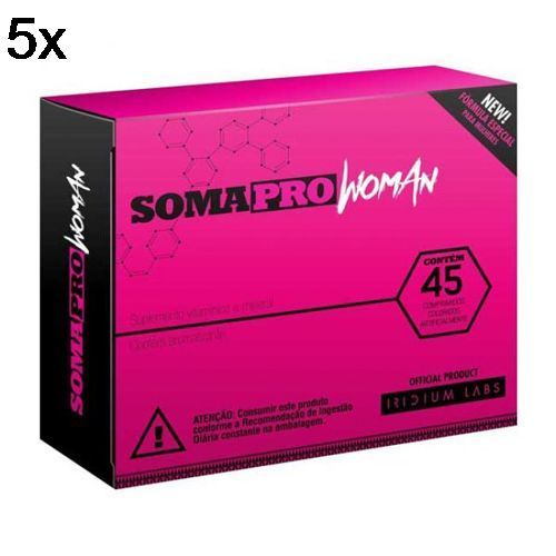 Kit 5X Somapro Woman - 45 Tabletes - Iridium