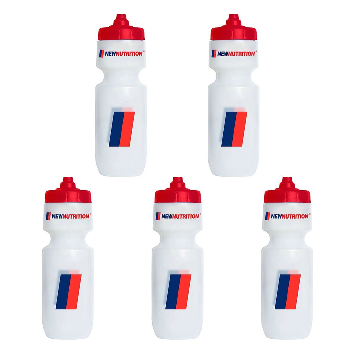 Kit 5X Squeeze  - 700ml Tampa Vermelha - NewNutrition