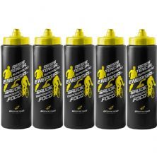 Kit 5X Squeeze Endurance - 800ml Preto/Amarelo - BodyAction