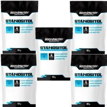 Kit 5X Stanositol Pr� Treino Refil - 100g Frutas Vermelhas  - Body Nutry