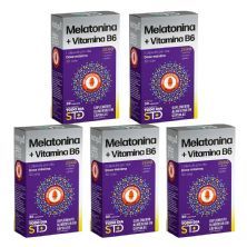 Kit 5X STD Melatonina 210mcg - 30 C�psulas - Katigu�