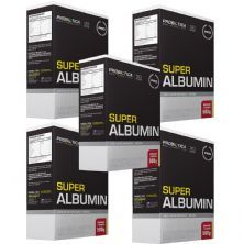 Kit 5X Super Albumin - 500g Morango c/ Banana - Probi�tica